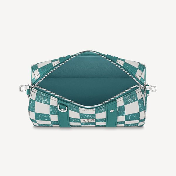 ルイヴィトン ショルダーバッグ 偽物 シティキーポル ダミエ 緑 N50076